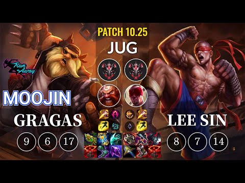 RNW Moojin Gragas vs Lee Sin Jungle - KR Patch 10.25