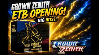 Crown Zenith Elite Trainer Box Opening | Did We Pull a Chase?!