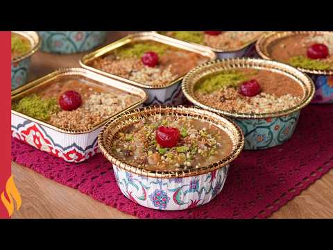 Milk-Free Original Ashura Recipe ✅ 20-25 Persons Full Measure 👌🏻