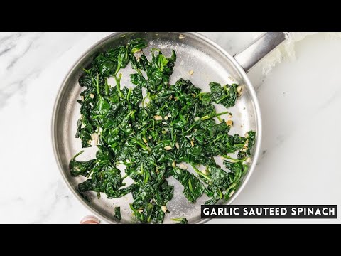 Garlic Sauteed Spinach! You will not cook spinach any other way after using this recipe.