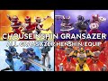 Chouseinshin Gransazer All Gransazers Henshin Equip