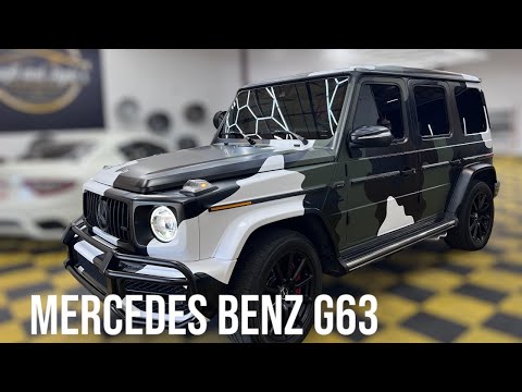 Upgrade Your Mercedes Benz G63 G-wagon From Gloss Black to Camo by JekyllandHydes Custom Auto