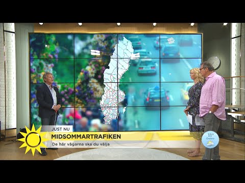 Midsommartrafiken – De här vägarna ska du välja i helgen - Nyhetsmorgon (TV4)