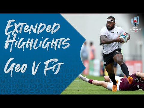 Extended Highlights: Georgia 10-45 Fiji - Rugby World Cup 2019