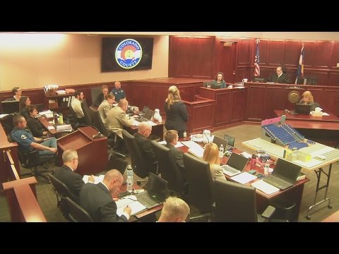 Aurora movie theater shooting survivor Petra Hogan breaks down while describing events inside the th