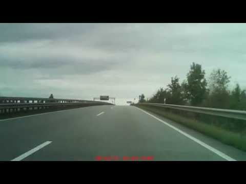 Autobahn 281 Bremen-Arsten Richtung Bremen-Industriehäfen (von Bremen-Neustadt nach HB-Seehausen)