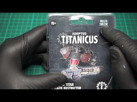 Adeptus Titanicus warlord volkite destructor unboxing