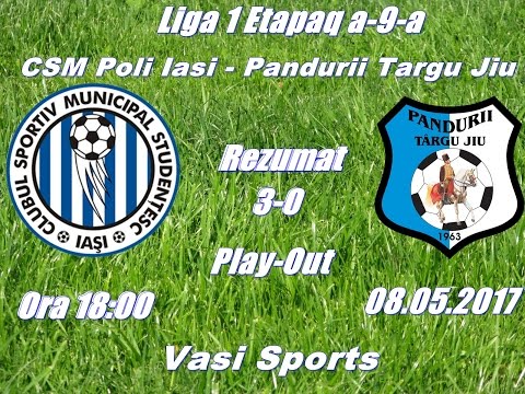 Rezumat CSM Poli Iași 3-0 Panduri Târgu Jiu 08.05.2017