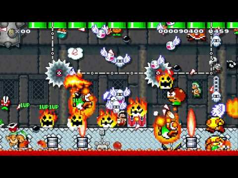 激闘！！クッパ軍団！！　たったひとりの超決戦！！！　 by とらっこ ~ SUPER MARIO MAKER ~ NO COMMENTARY 1AS