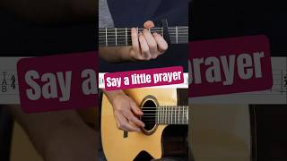 How I play Say a Little Prayer #arethafranklin #aretha #guitartabs #60s  #soulmusic #burtbacharach