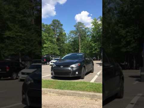 A drivethrough of the RV area