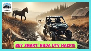 BUY SMART: NADA UTV HACKS | HOW TO USE NADA SIDE-BY-SIDE VALUE