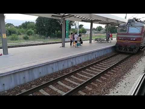 Meeting with another fast train (BDZ/БДЖ) - BDZ PP 44 100