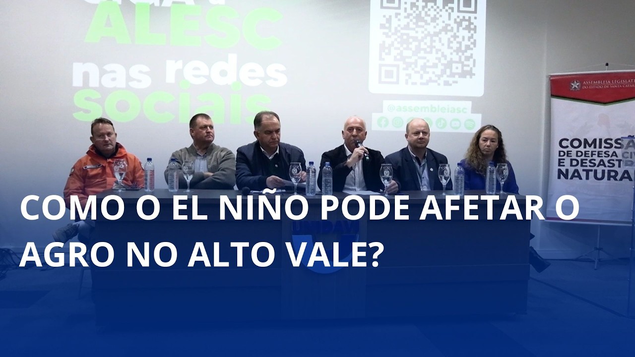 Evento em Rio do Sul debate impactos do El Niño na agricultura do Alto Vale