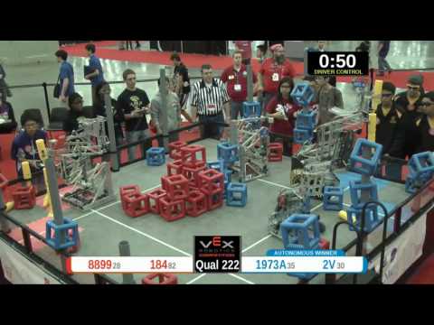 2015 VRC Sci Q222 - 8899 184 vs 1973A 2V - 47 to 78 - VEX Worlds 2015 - Science Division