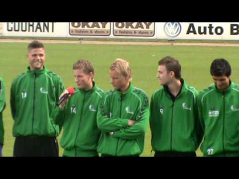 VV De Weide 1, Open dag 2009. Voorstellen spelers.