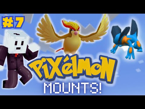 Ground & Flying Mounts! + Building a Fishing Shack - Pixelmon Episode 7 | Singleplayer