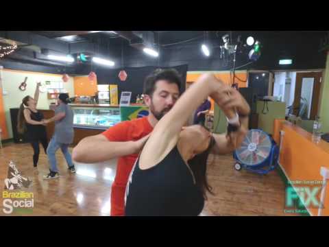 FIX 28 May 16   Zouk Demo After Class   Pedrinho & Linda  Kris & Chaghi