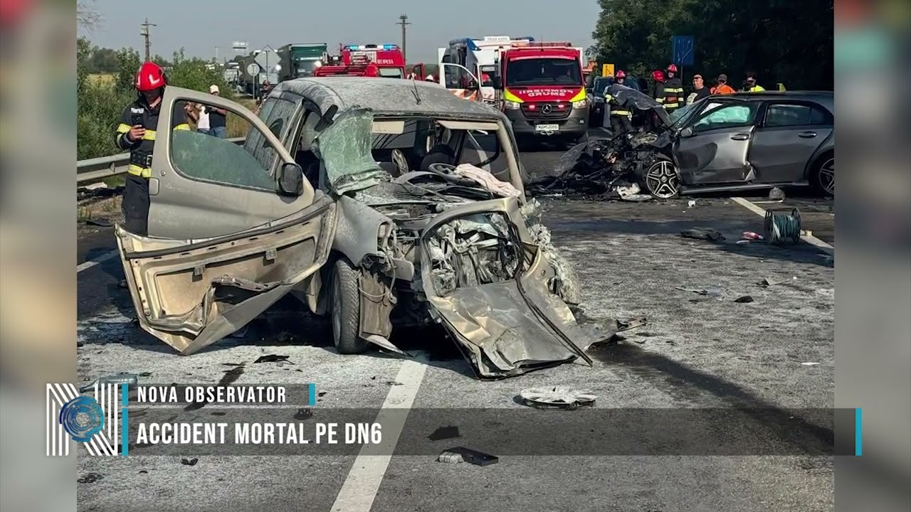 Accident mortal pe DN6