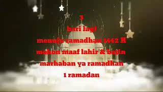 Download lagu 3 hari lagi menuju ramadhan 1442 H mohon maaf lahir & batin marhaban ya ramadhan 1 ramadan mp3 Download lagu 3 hari lagi menuju ramadhan 1442 H mohon maaf lahir & batin marhaban ya ramadhan 1 ramadan mp3