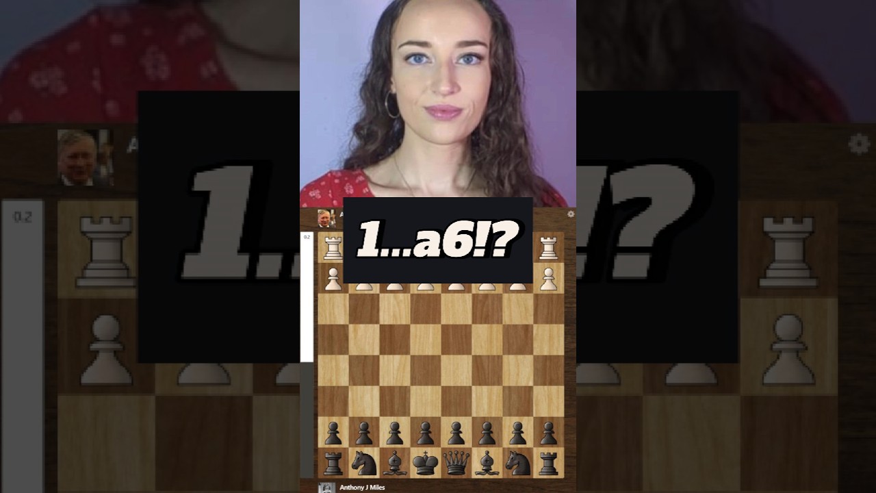 When an English player beat a world champion with 1...a6😅🤯♟️ #chessopenings #chesshistory #karpov