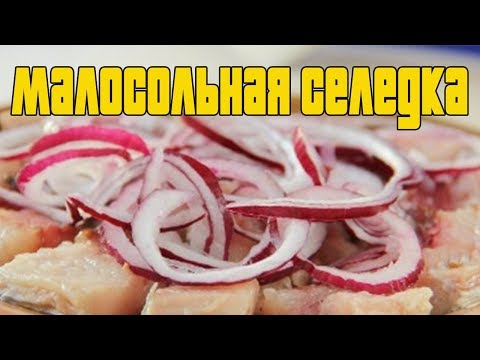 Малосольная селедка в домашних условиях.Как засолить селедку.
