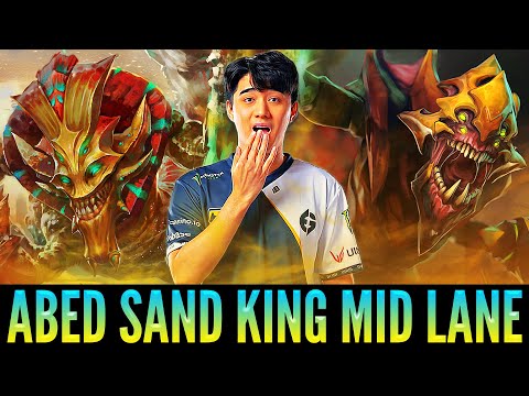 👉 ABED Showing How Good is He Even With Sand King on The Mid Lane - Dota 2 Highlights