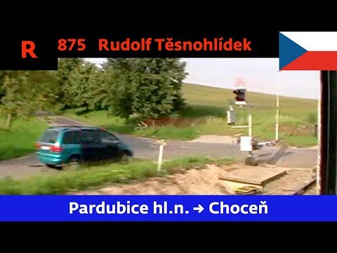 Jízda vlakem R 875 RUDOLF TĚSNOHLÍDEK - 5.8.2011 [480p]