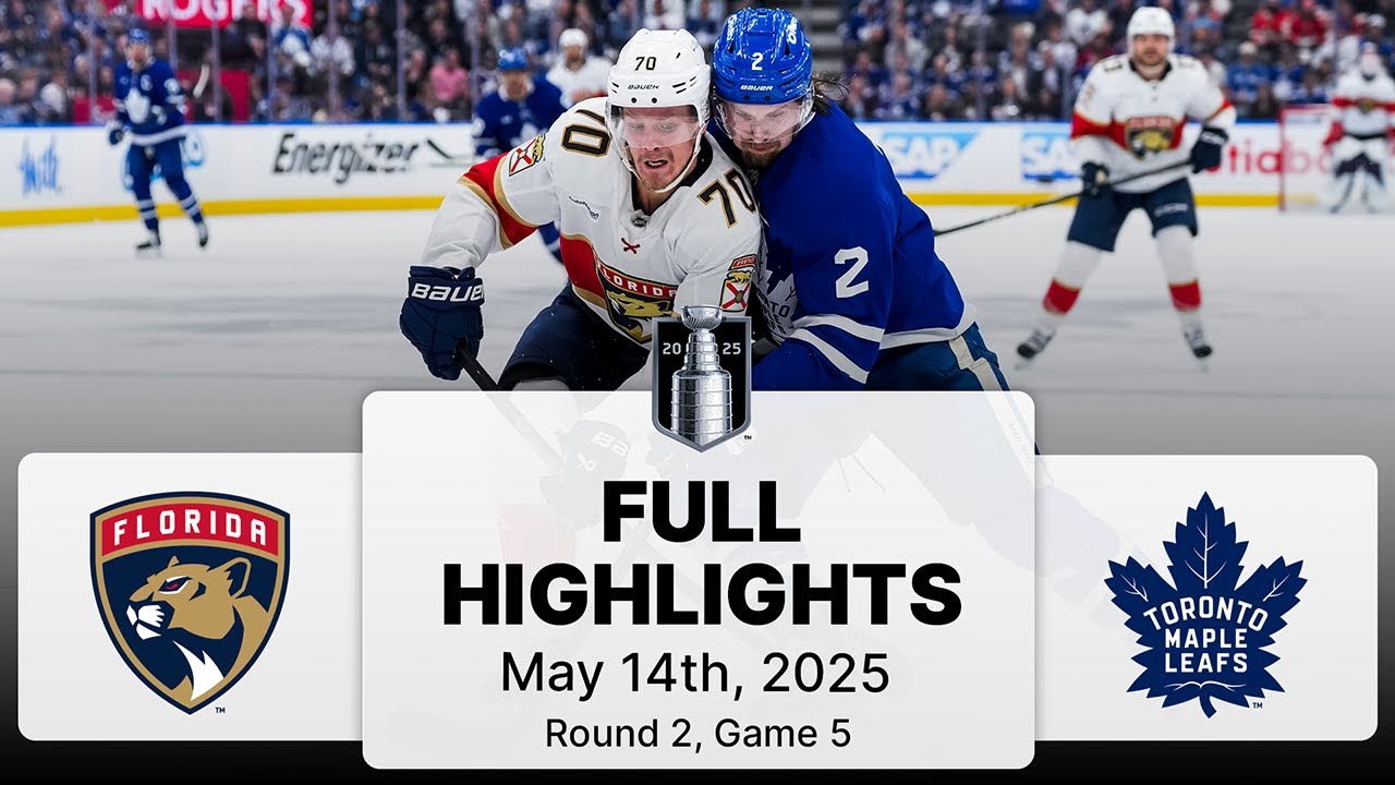 NHL Highlights | Panthers vs. Maple Leafs | Gm 5 | May 14, 2025