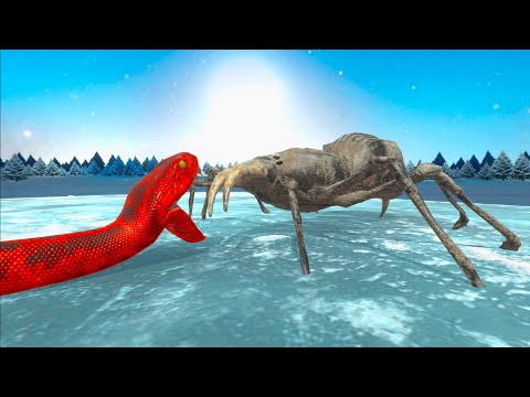 GIANT SPIDER VS REPTILES - Animal Revolt Battle Simulator
