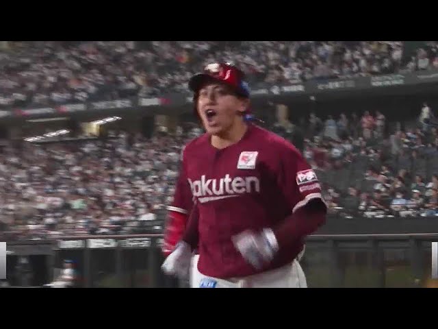 【5回表】美しい放物線を描く!! イーグルス・小郷裕哉の2ランホームランで勝ち越しに成功!! 2023年7月11日 北海道日本ハムファイターズ 対 東北楽天ゴールデンイーグルス
