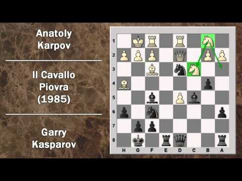 Partite Commentate di Scacchi 13- Karpov vs Kasparov - Il Cavallo Piovra - 1985