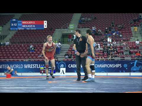 1/8 GR - 60 kg: O. NIKOLSKYI (UKR) v. N. BROLADZE (GEO)