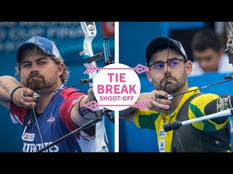 Brady Ellison and Taylor Worth shoot bronze medal tiebreaker at World Cup Final