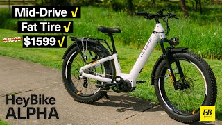 Only $1699 Fat Tire Mid-Drive HeyBike ALPHA #ebike #electricbike