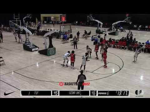 16-year-old Canadian/Serbian Jovan Milicevic (27 pts, 12 rebs) at 2022 Nike EYBL Orlando Session