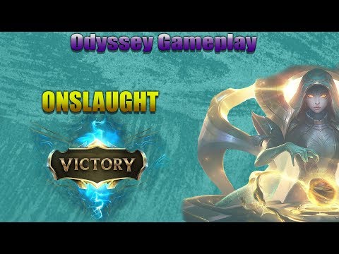 BEATING ODYSSEY ONSLAUGHT DIFFICULTY WITH SONA (Finally)-League of Legends