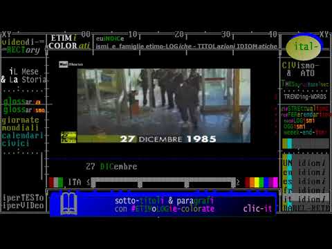 §.1/- (terrorismi islamici & Storia) 27 dicembre 1985: attentato terroristico di Fiumicino