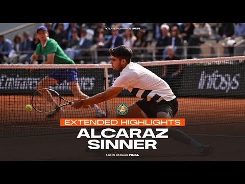 The greatest Roland-Garros men's final? Alcaraz vs Sinner extended highlights | 2025