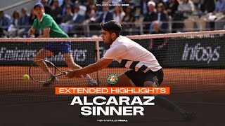 The greatest Roland-Garros men's final? Alcaraz vs Sinner extended highlights | 2025 MQDEFAULT Thumbnail