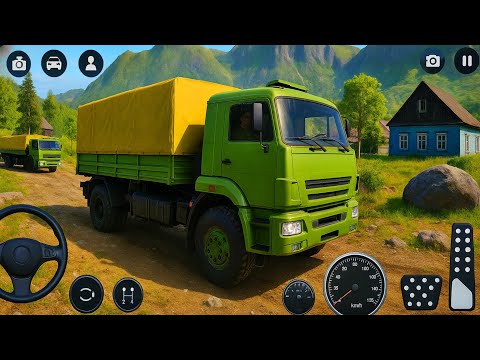 2025 Army Truck Driver Simulator 3D - Level 4 - 6 - US Offroad Army Truck Driving - Android Gameplay