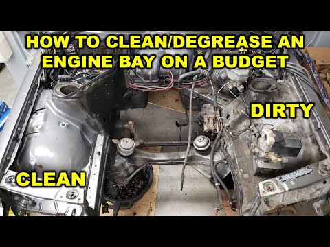 How to clean/degrease an engine bay on a budget