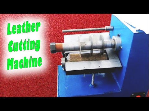Mechanical Engineering project Leather cutting machine new idea Video