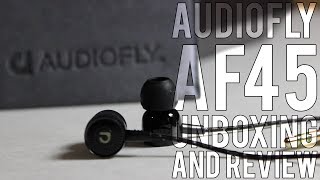 Video thumbnail for Audiofly AF45 Unboxing and Review by solit