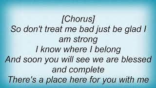 Sia - Where I Belong Lyrics