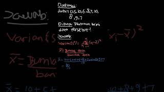 Download Lagu Tentukan variasi dari data 10,5, 10, 6, 8,... | Matematika Untu | Kelas 12 | 2 | Matematika Thumbnail