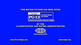 MPAA PG-13 rating [BLUE]