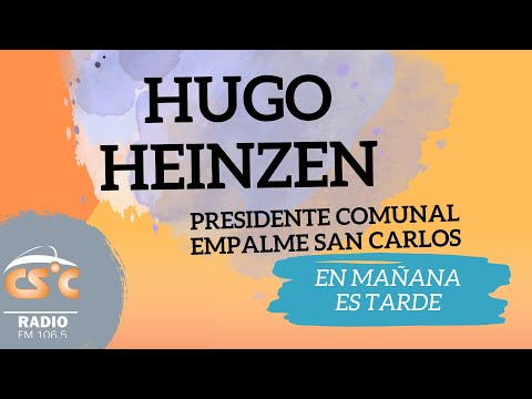 Comunicación Telefónica con HUGO HEINZEN, Presidente Comunal de Empalme San Carlos