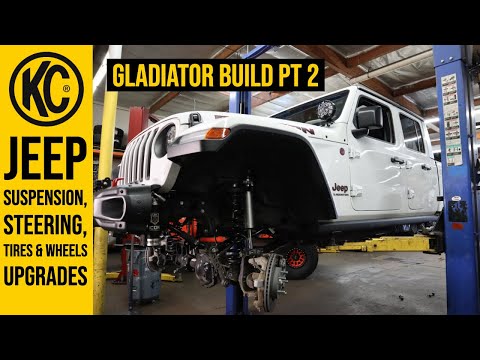KC HiLiTES® - Jeep Gladiator JT Build: Lifted Suspension, Steering, and Tire Upgrades