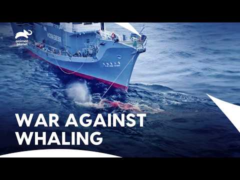 Battle Erupts in Antarctic Whaling Waters | Whale Wars S6 E1 | Animal Planet India